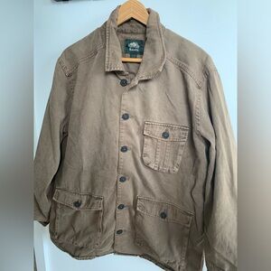 Roots Mens Campfire Jacket XL Mens / Brown -Green Colour